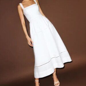 Reformation Petites Everett Linen Dress